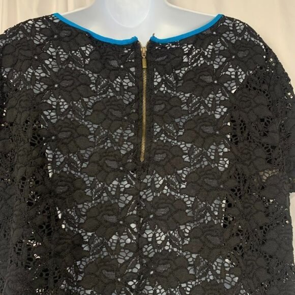 Style & Co. Plus Size Women's Short Sleeved Lace Blouse Size 2X - Picture 3 of 5
